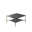 Dohányzóasztal Gold Line - Anthracite, Black