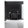 Konzolasztal Luxe - Anthracite, Gold