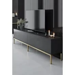 TV szekrény Lord - Anthracite, Gold