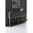 Konzolasztal Lord - Anthracite, Gold