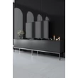 TV szekrény Lord - Anthracite, Silver