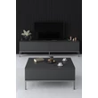 TV szekrény Lord - Anthracite, Silver