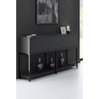 Konzolasztal Lord - Anthracite, Black