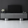 TV szekrény Bohem - Anthracite, Silver