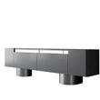 TV szekrény Bohem - Anthracite, Silver