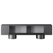 TV szekrény Bohem - Anthracite, Silver