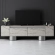 TV szekrény Bohem - Travertine, Silver