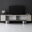 TV szekrény Bohem - Travertine, Silver