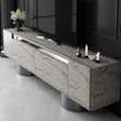 TV szekrény Bohem - Travertine, Silver