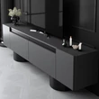 TV szekrény Bohem - Anthracite, Black