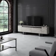 TV szekrény Bohem - Travertine, Black
