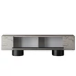 TV szekrény Bohem - Travertine, Black
