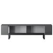 TV szekrény Yildiz - Anthracite, Silver