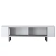 TV szekrény Yildiz - White, Silver