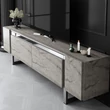 TV szekrény Yildiz - Travertine, Silver