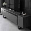 TV szekrény Yildiz - Anthracite, Black