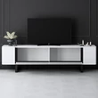 TV szekrény Yildiz - White, Black