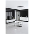 Konzolasztal Luxe - White, Silver