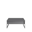 Dohányzóasztal Luxe - Anthracite, Silver