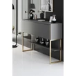 Komód Luxe - Gold, Anthracite