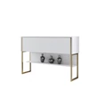 Komód Luxe - Gold, White