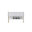 Komód Luxe - Gold, White