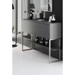 Komód Luxe - Silver, Anthracite
