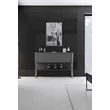 Komód Luxe - Silver, Anthracite