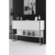 Komód Luxe - Silver, White