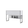Komód Luxe - Silver, White