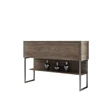 Komód Luxe - Silver, Walnut