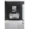 Komód Luxe - Black, White