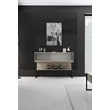 Komód Luxe - Travertine, Black