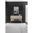 Komód Luxe - Travertine, Gold
