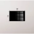 Edzett üveg falikép dekoráció, 2290 - 70 x 100