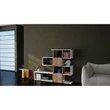 könyvespolc Karlin - White, Walnut