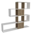 könyvespolc Karlin - White, Walnut