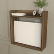 Íróasztal Laptop - White, Walnut