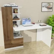 Íróasztal Domingos - White, Walnut