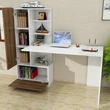 Íróasztal Domingos - White, Walnut