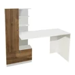 Íróasztal Domingos - White, Walnut