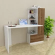 Íróasztal Merinos - White, Walnut