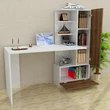 Íróasztal Merinos - White, Walnut