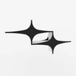 Fali polc Susen 2 - Black