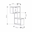 Fali polc Part - White