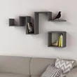 Fali polc Follow - Anthracite