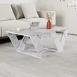 Dohányzóasztal Pipra - Carrara Marble