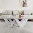 Dohányzóasztal Pipra - Carrara Marble
