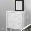 Éjjeliszekrény Ema - Carrara Marble