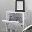 Éjjeliszekrény Ema - Carrara Marble